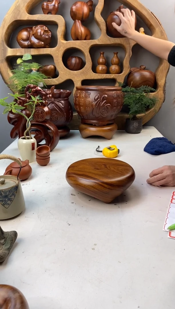 香樟木A32三足墩墩/尺寸