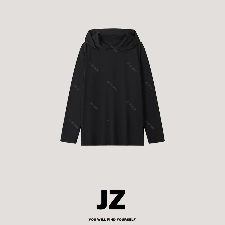 金子/JZ SO MUCH【暗夜行者】经典百搭休闲时尚套头帽衫
