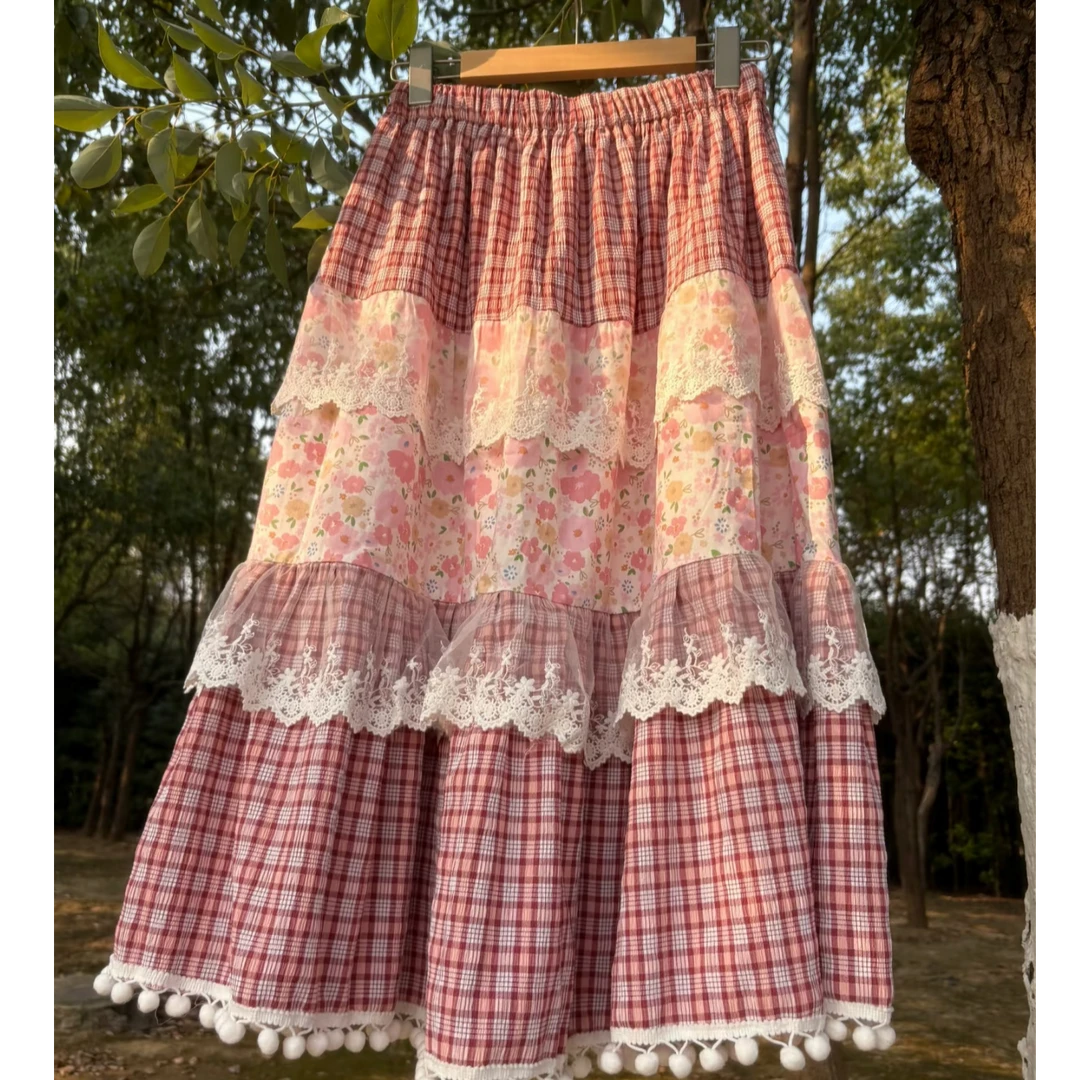 屿见古着vitage孤品半身裙连衣裙