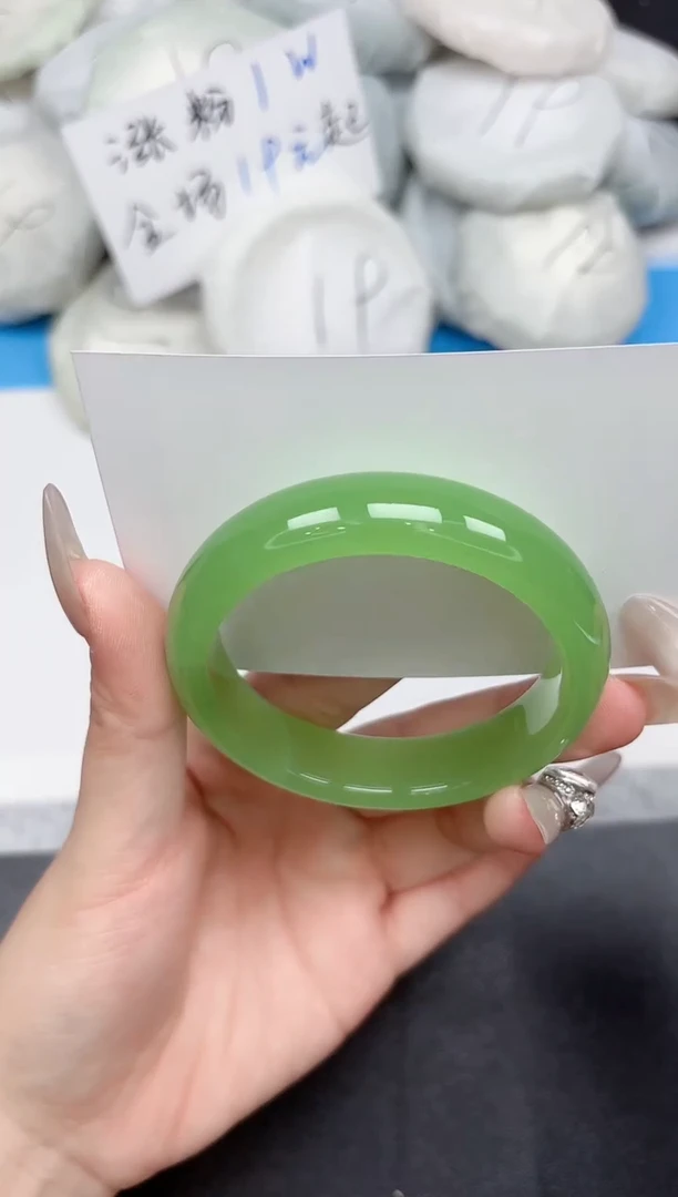 未镶嵌手镯石英质玉19-53-54