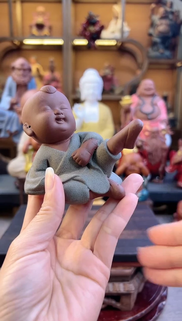 紫砂茶宠器闵紫砂茶宠摆件