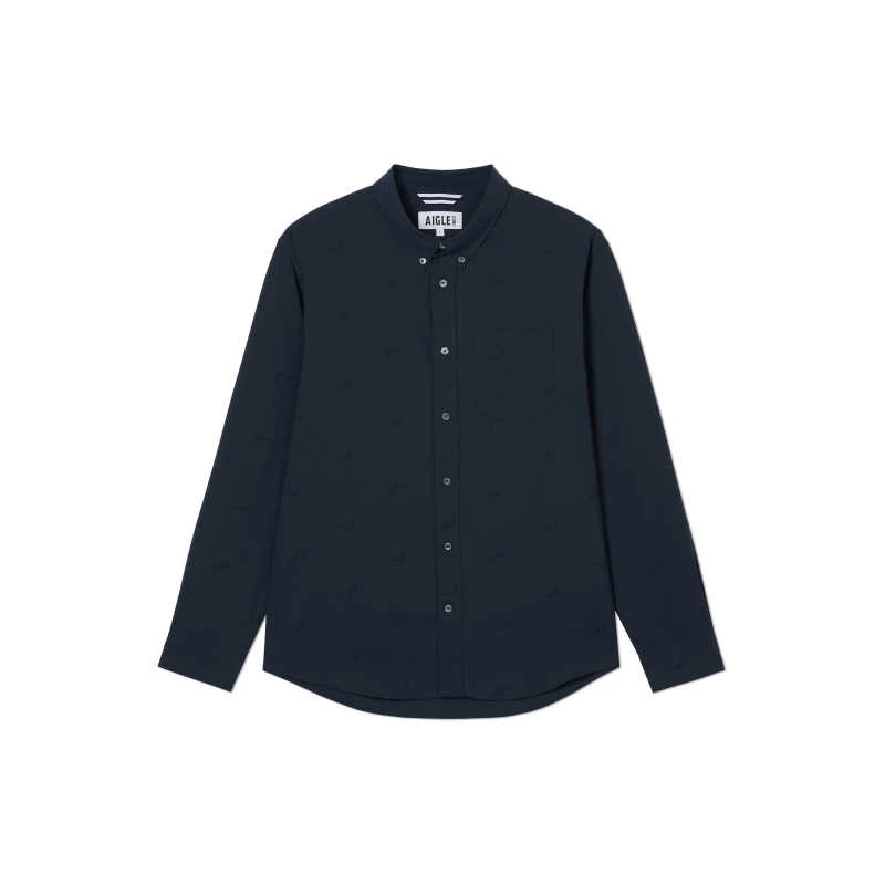 【速干衬衫】AIGLE艾高春夏男士DFT速干户外运动休闲长袖衬衫AS46