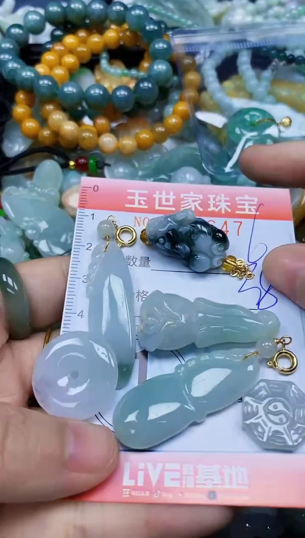 翡翠未镶嵌颈饰闪购0263647多样性发其一