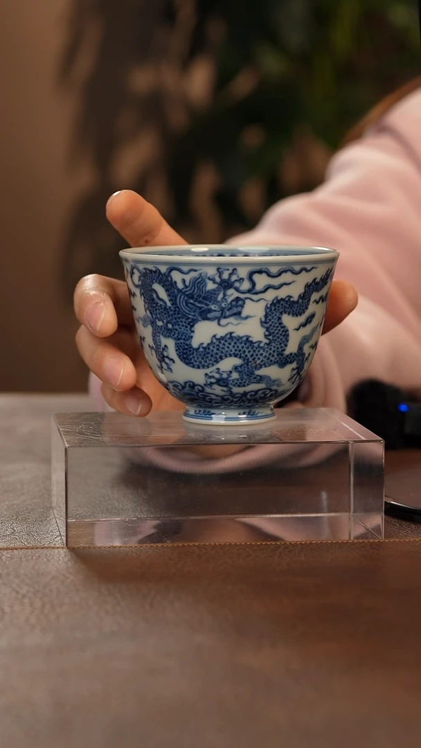 【闪购商品】瓷片青花瓷茶具斌芬陶瓷94