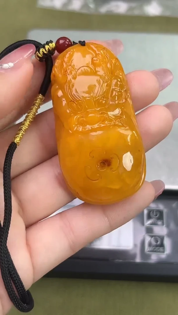 裸石琥珀未镶嵌天然琥珀蜜蜡吊坠