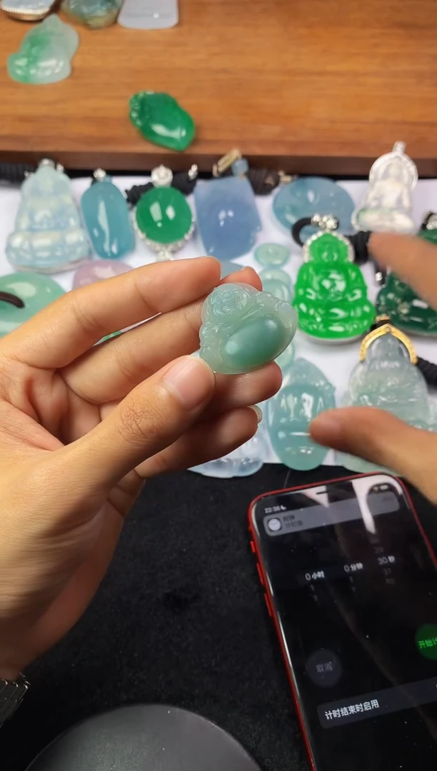 定制翡翠未镶嵌S毛货不退不换