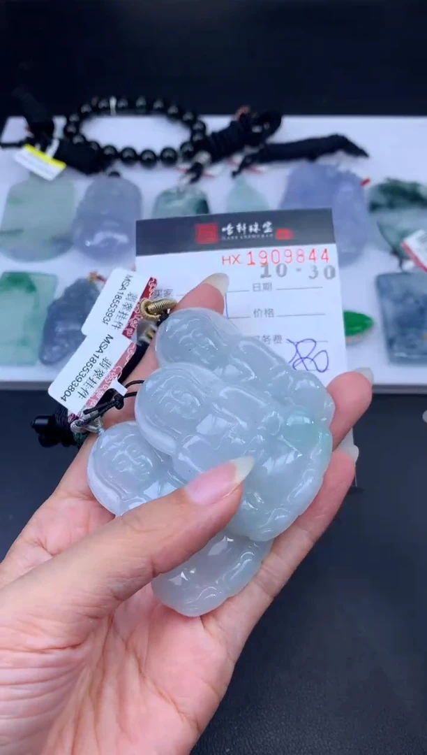 未镶嵌挂件翡翠哈轩 挂件1（多样性发其一）