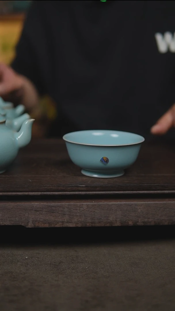杯仿古宋臻纯手工碗杯瑕114