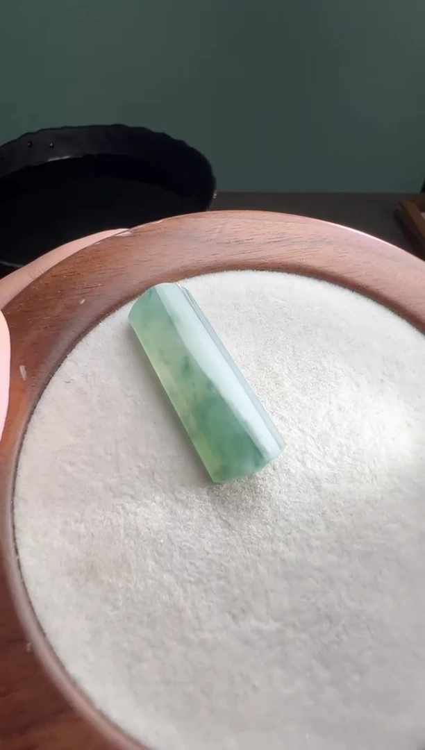 未镶嵌定制翡翠飘花无事柱