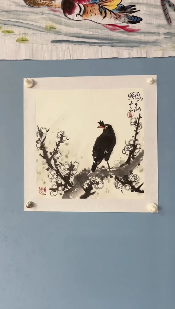 国画M****8马凤柏国画一幅1平尺