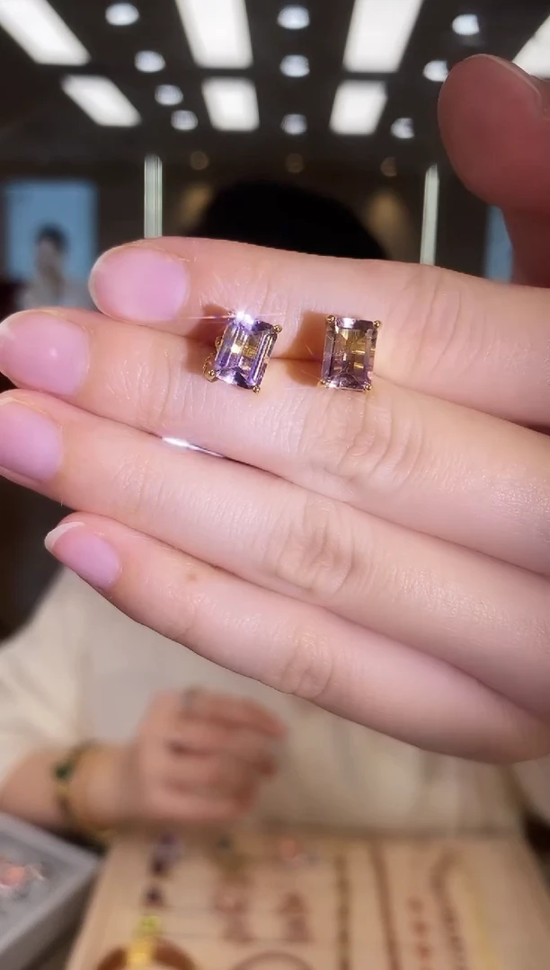 银S925镶嵌耳饰水晶09