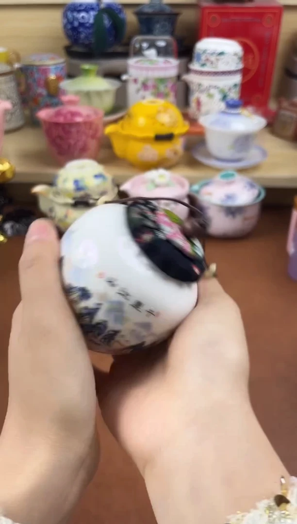 陶陶瓷茶具摆件旅行套组