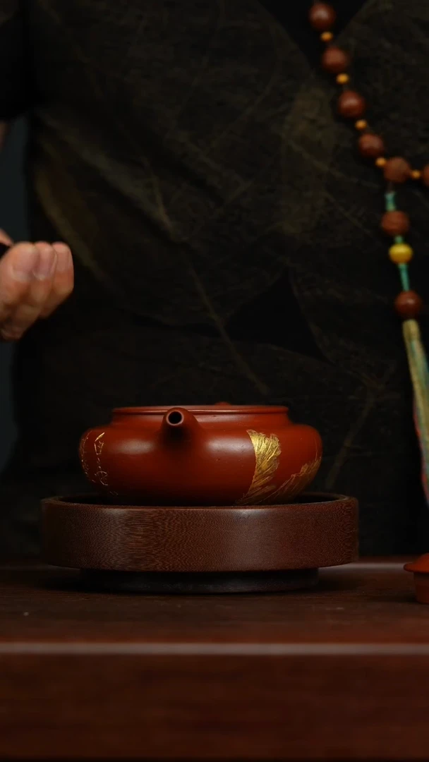 茶壶紫砂K61  扁腹壶