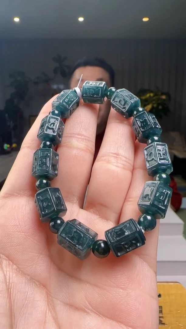 未镶嵌手串翡翠多样性发其一XM@@60B7J13630