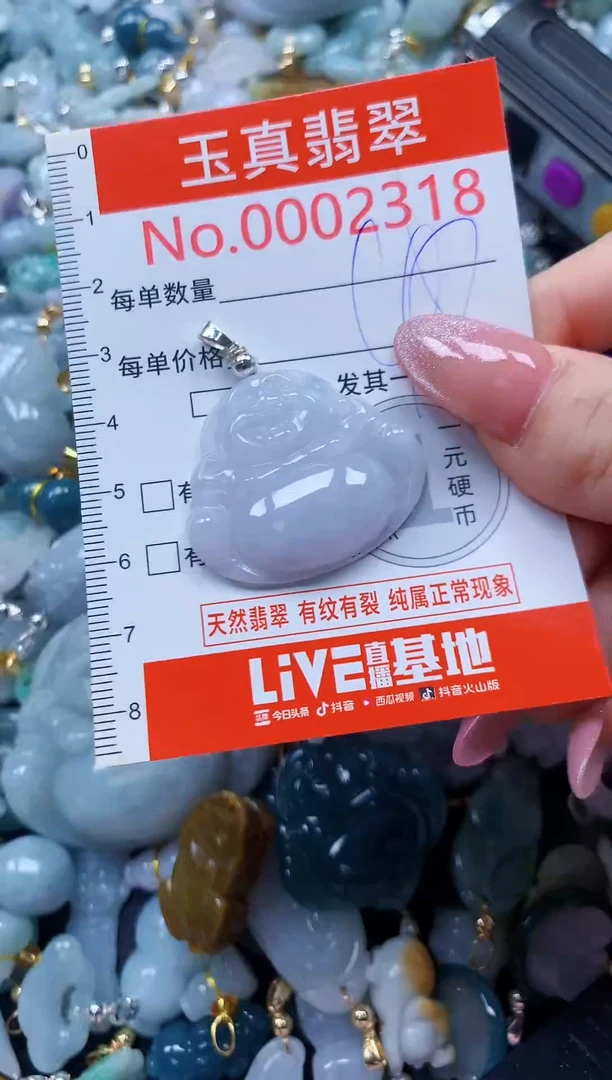 翡翠未镶嵌吊坠(不含链)2318