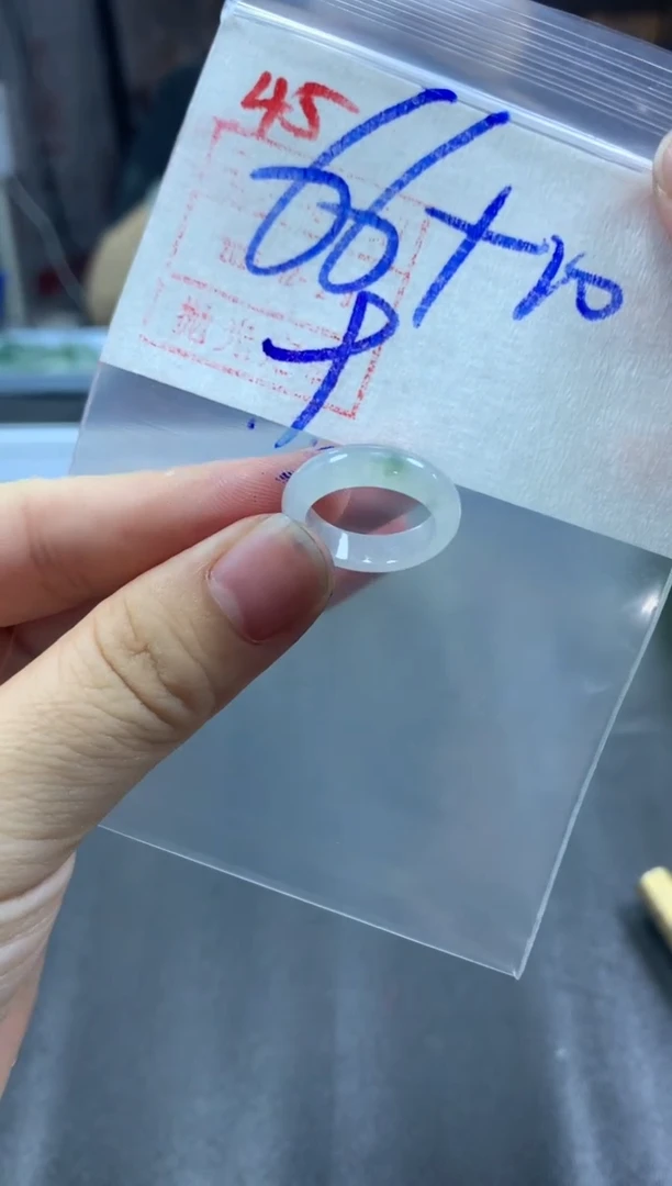 未镶嵌定制翡翠戒圈9#76毛货需精细抛光