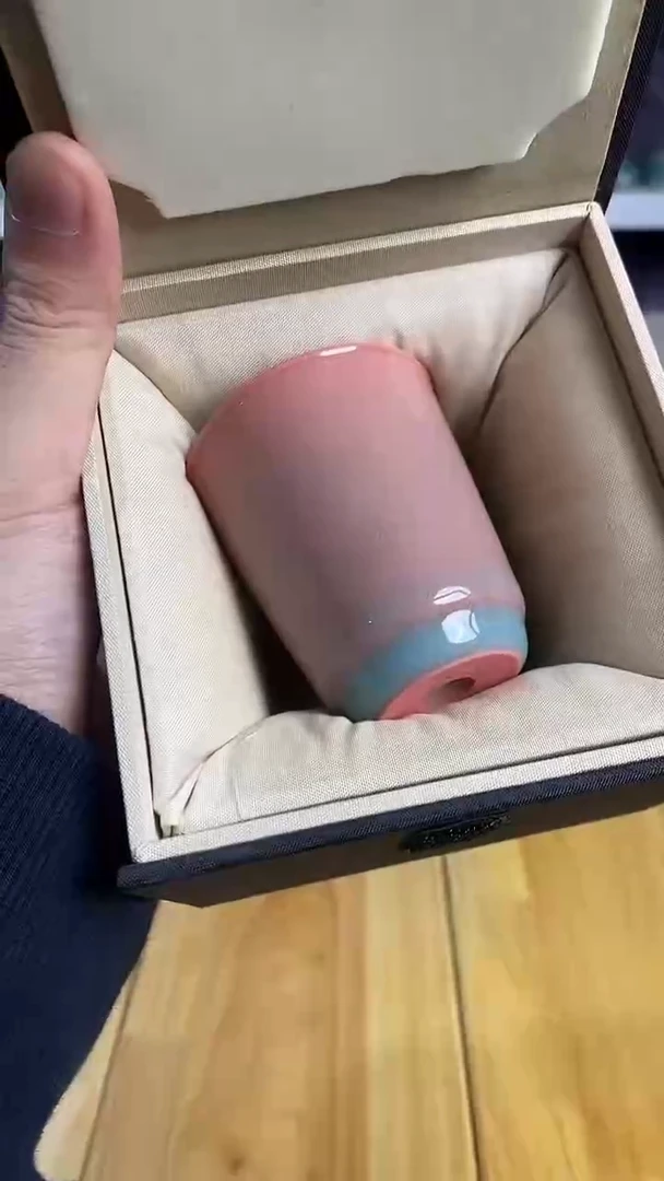 【山隐青瓷】气烧闻香杯   c-549