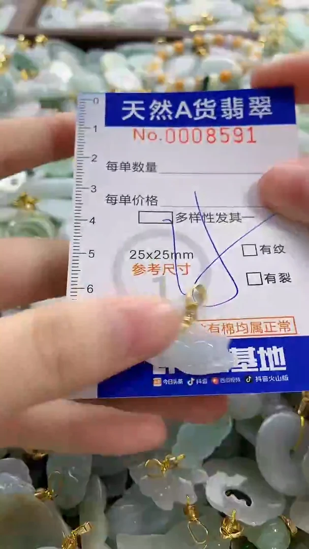 颈饰未镶嵌翡翠天然A货翡翠