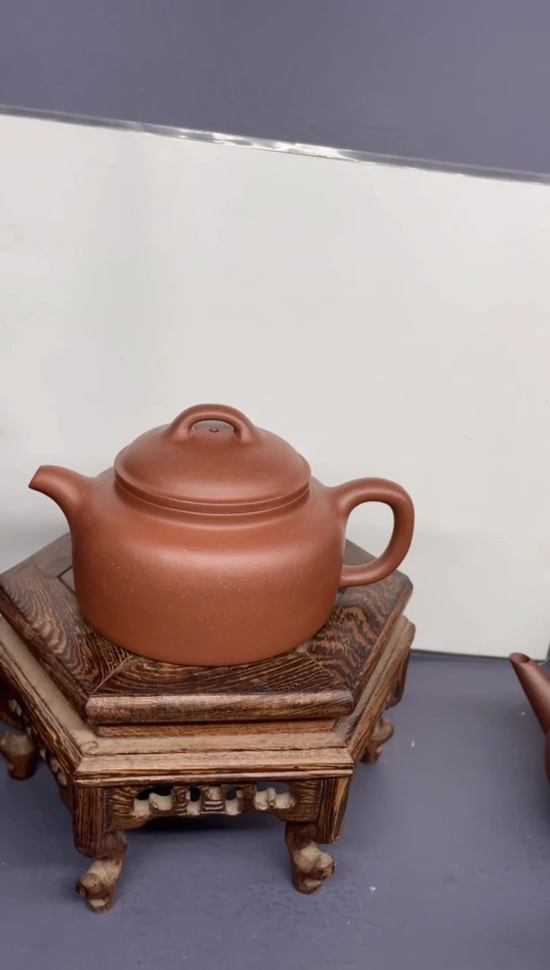 茶壶紫砂底槽清 过桥扁钟
