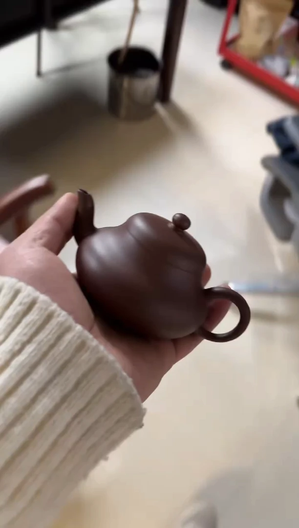 【闪购商品】紫砂茶壶老紫泥君德160毫升