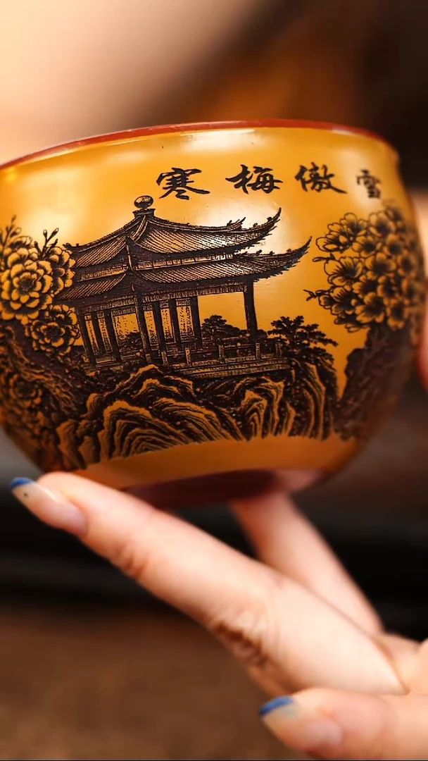 茶杯紫砂宜兴原矿紫砂杯