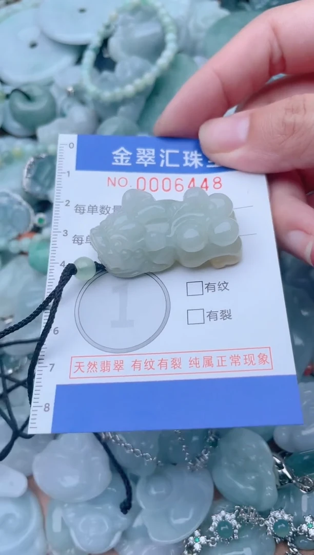 颈饰未镶嵌翡翠6448