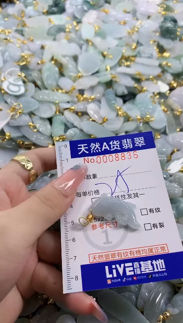 颈饰未镶嵌翡翠天然A货翡翠