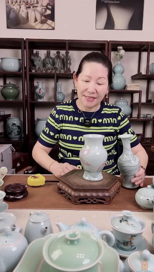杯纯手工 绞胎 花瓶