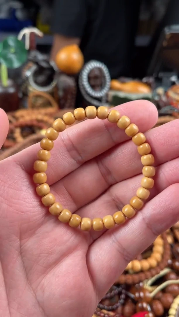 【闪购商品】白玉菩提吊坠王胖子文玩工作室龙脊菩提7*6