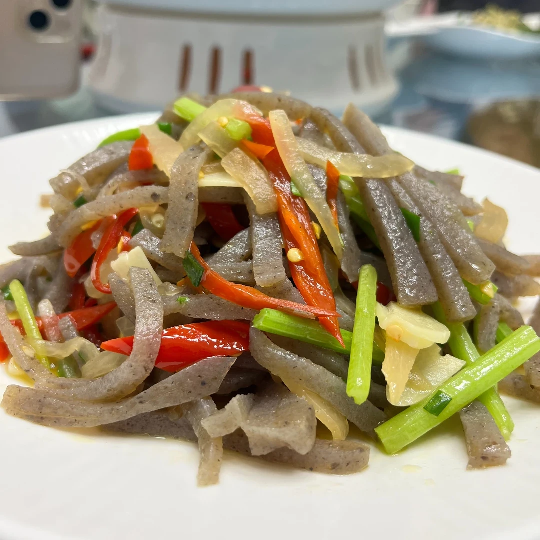 手工魔芋豆腐新鲜现磨低脂低卡贵州特产黑魔芋真空