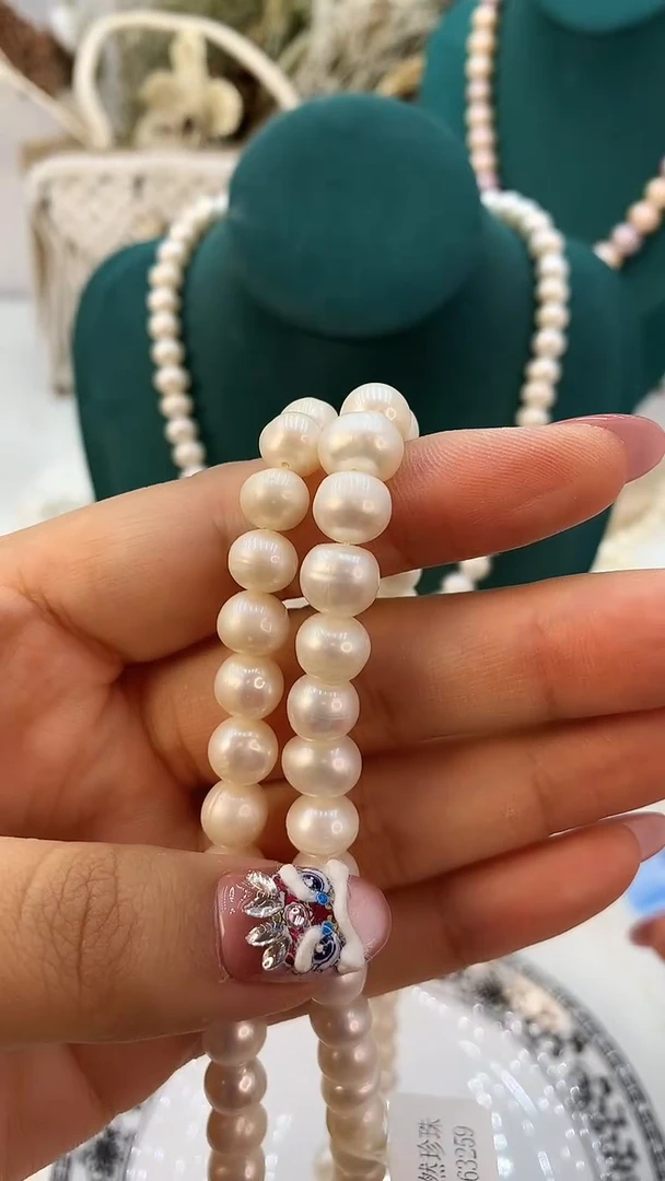 【闪购商品】淡水珍珠项链合金3