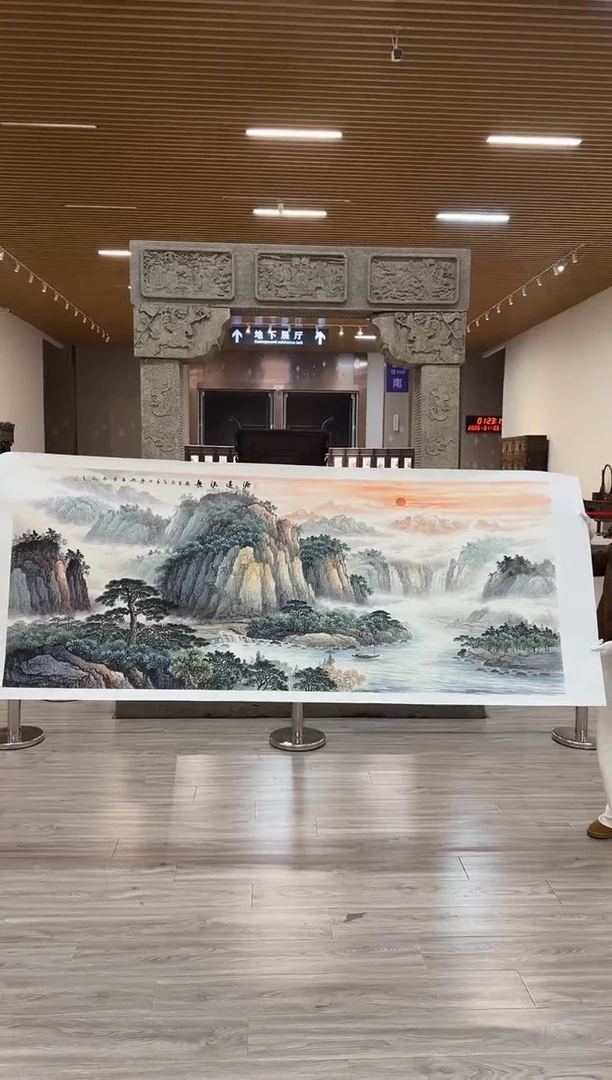 国画61赵隆轩美术馆李庆兴老师作品