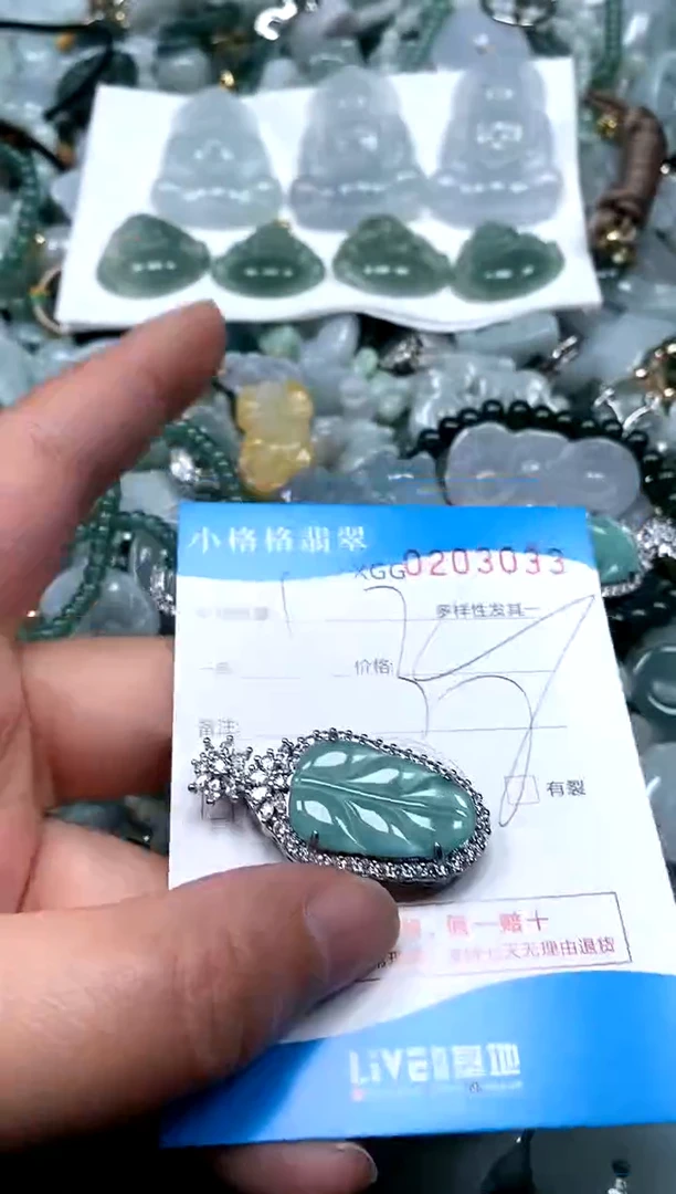 【闪购商品】翡翠颈饰未镶嵌闪购商品0203033