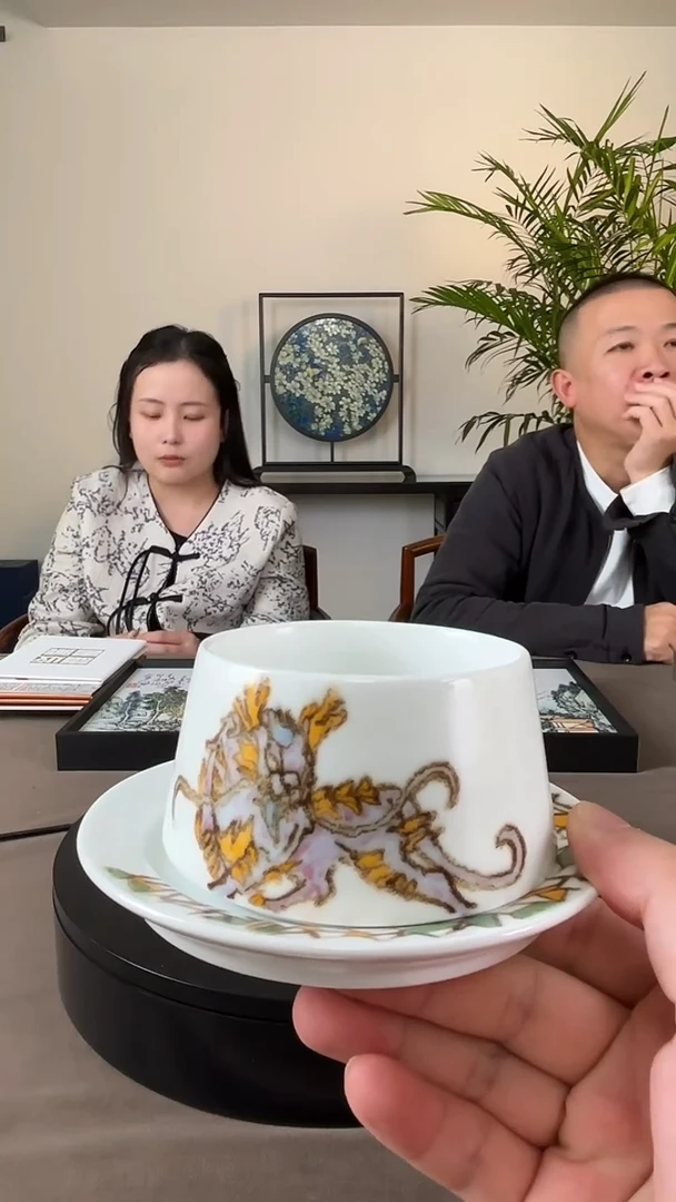 杯子陶瓷许玉华山海经系列陶瓷咖啡杯