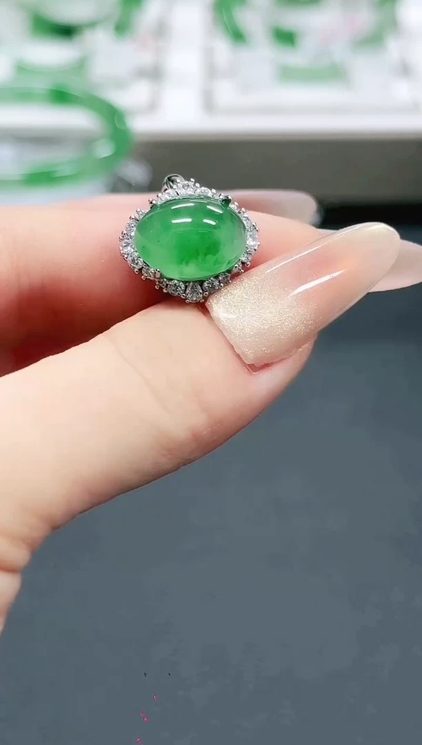 未镶嵌1石英质玉（非洲翠）/6099