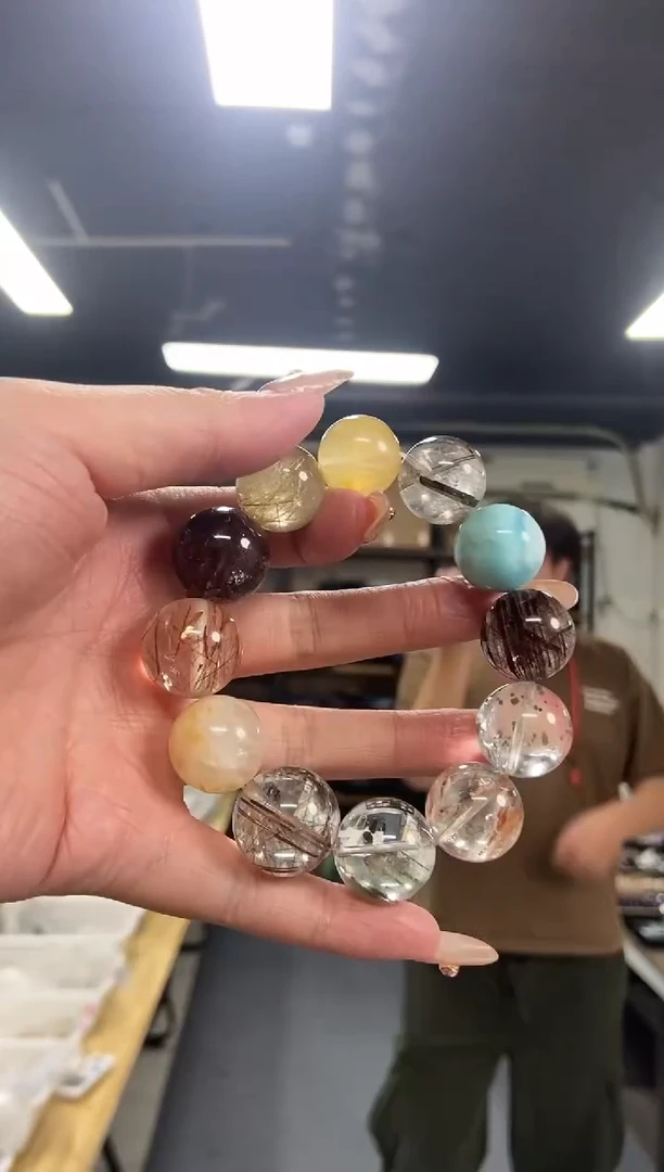 【闪购商品】水晶手串未镶嵌多样性发其一颜色微差