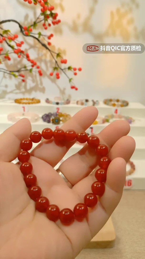 未镶嵌手链水晶红玛瑙