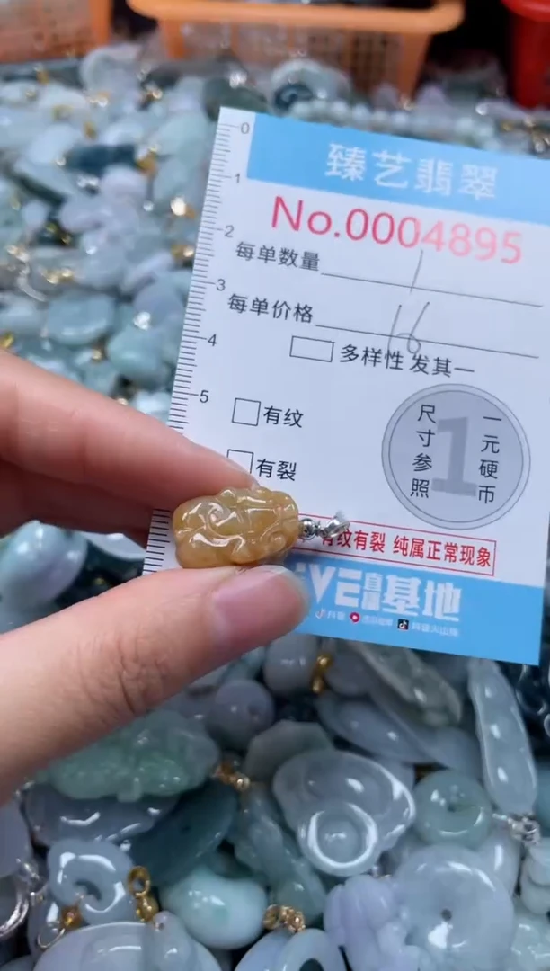 颈饰未镶嵌翡翠4895