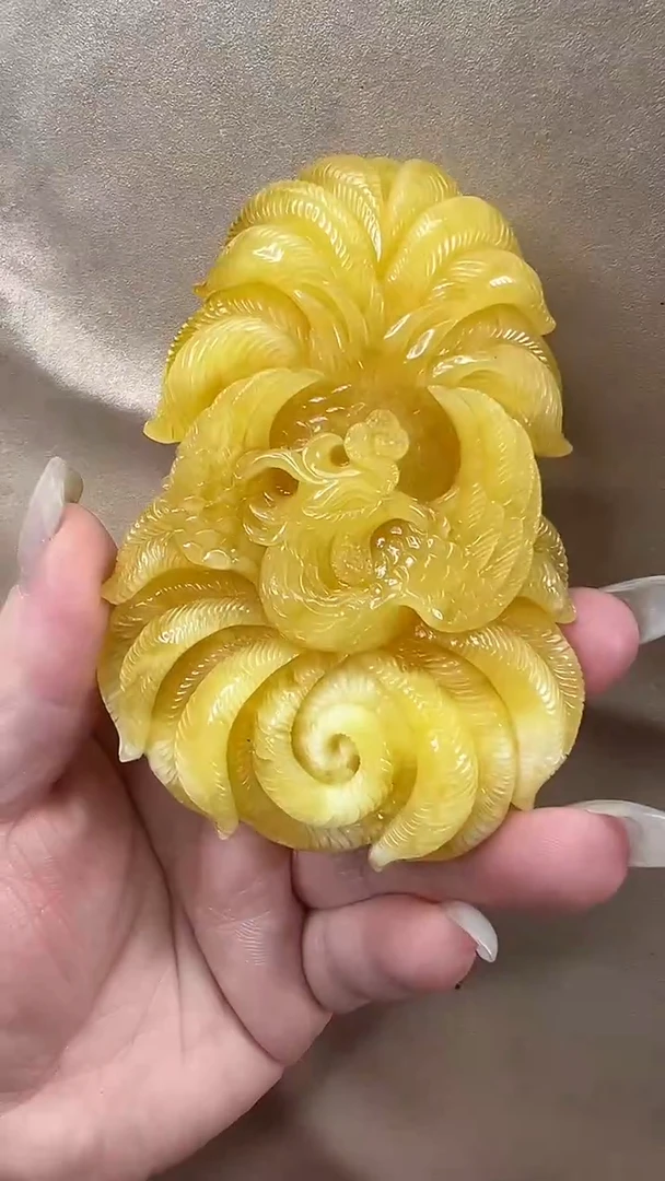 琥珀颈饰未镶嵌吊坠