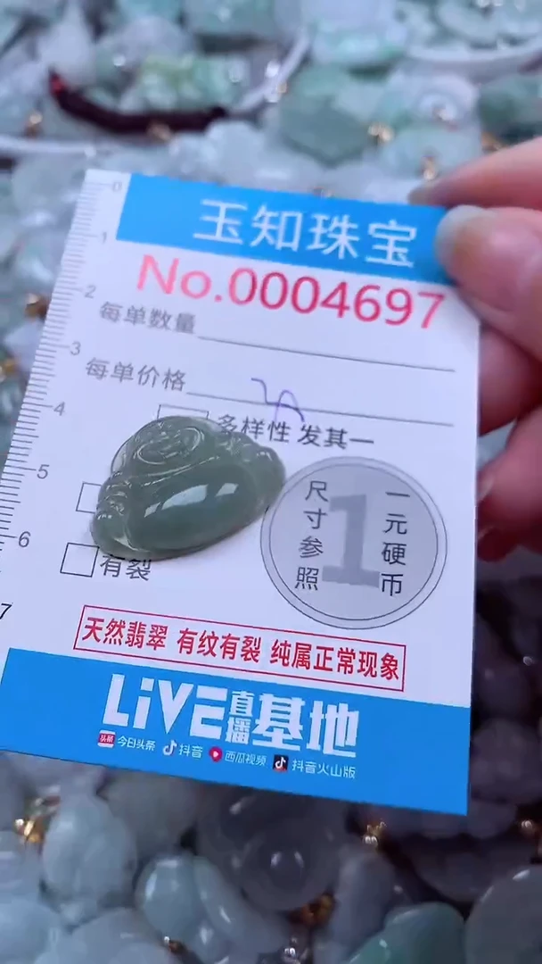吊坠(不含链)未镶嵌翡翠4697