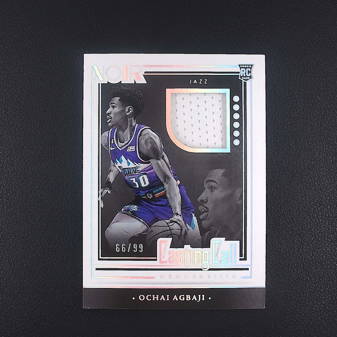 奥查伊阿巴吉 99编 NOIR 帕尼尼NBA国宝手提签字球星卡