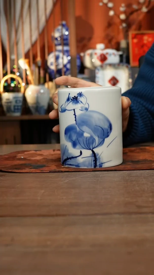 现代高温釉下彩手绘陶瓷餐具