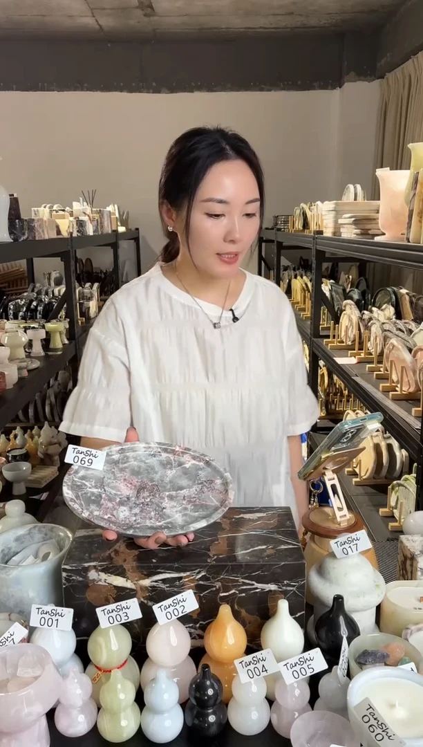 石材069红根爱马仕灰橄榄盘