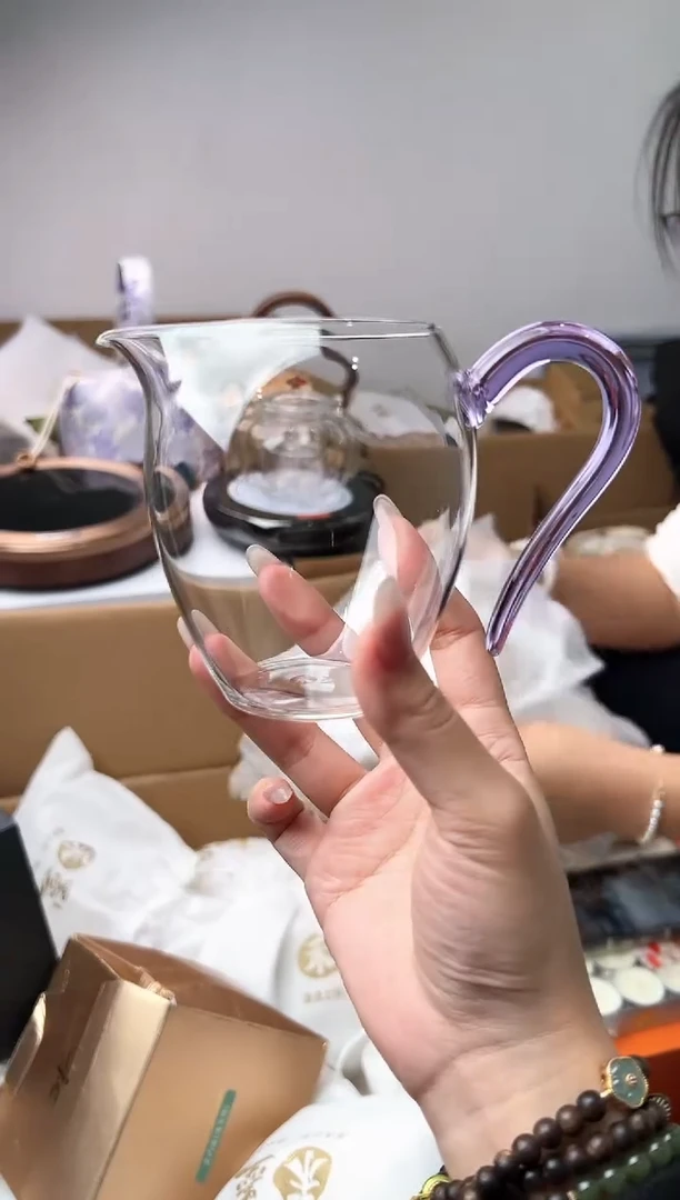 禾墨清雅茶海浅紫色