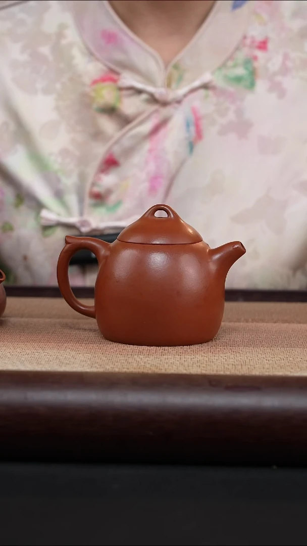 茶壶紫砂朱泥-秦权MH-1914