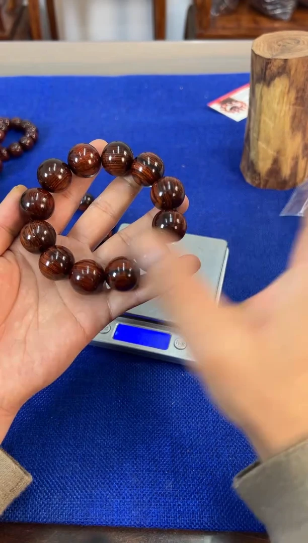 手串/手链黄花梨/降香黄檀2.0紫油梨水波纹手串