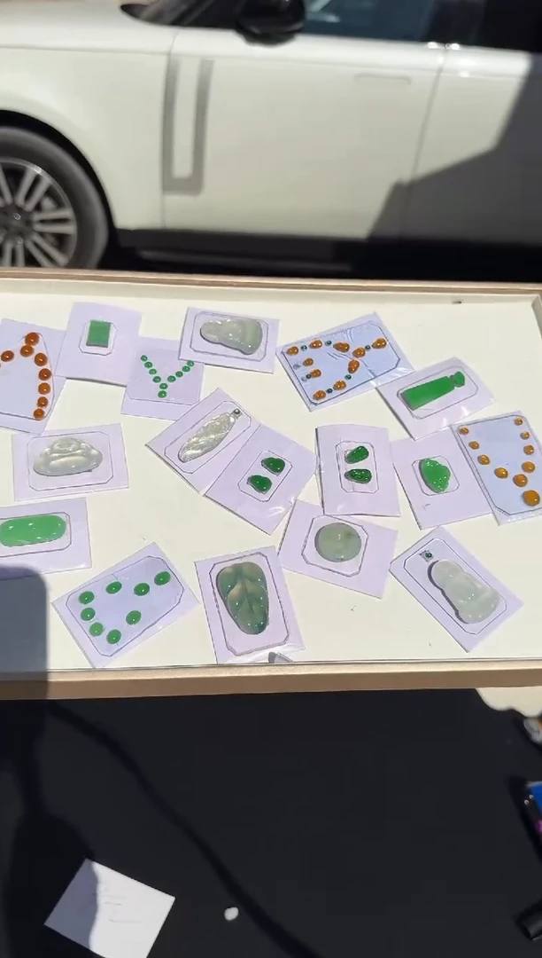 未镶嵌定制翡翠以截图为准   阳光底下看美货