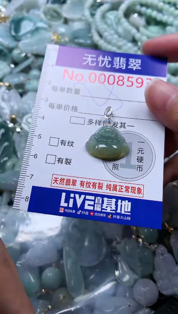 颈饰未镶嵌翡翠8594