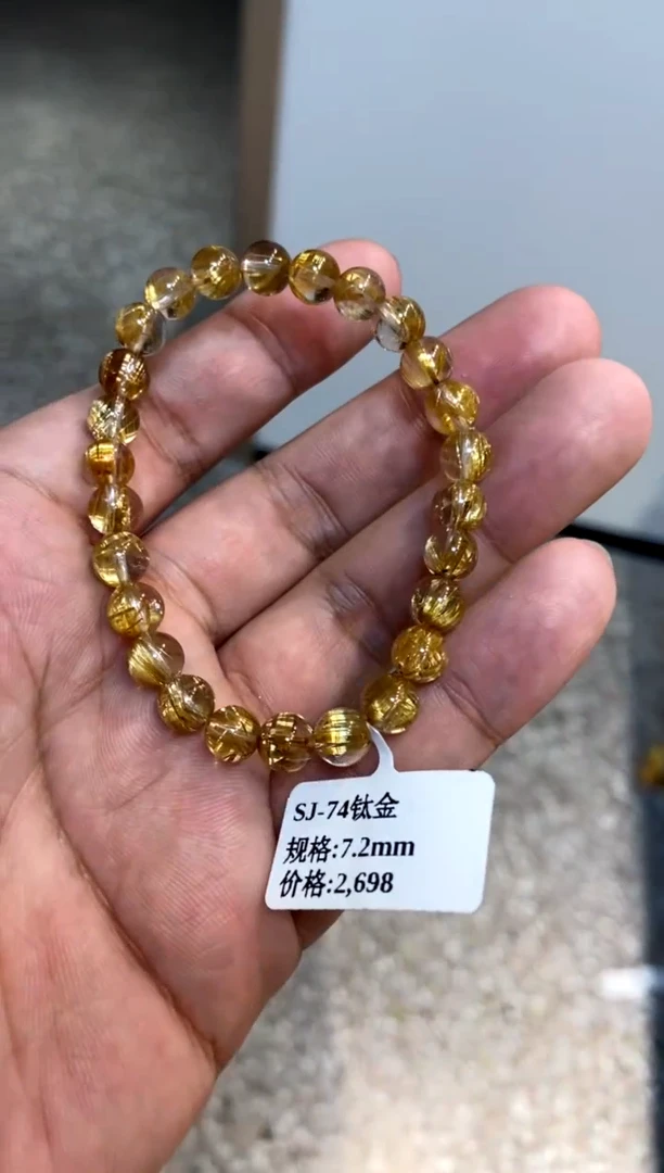 【闪购商品】水晶589-未镶嵌SJ-74钛金7.2mm