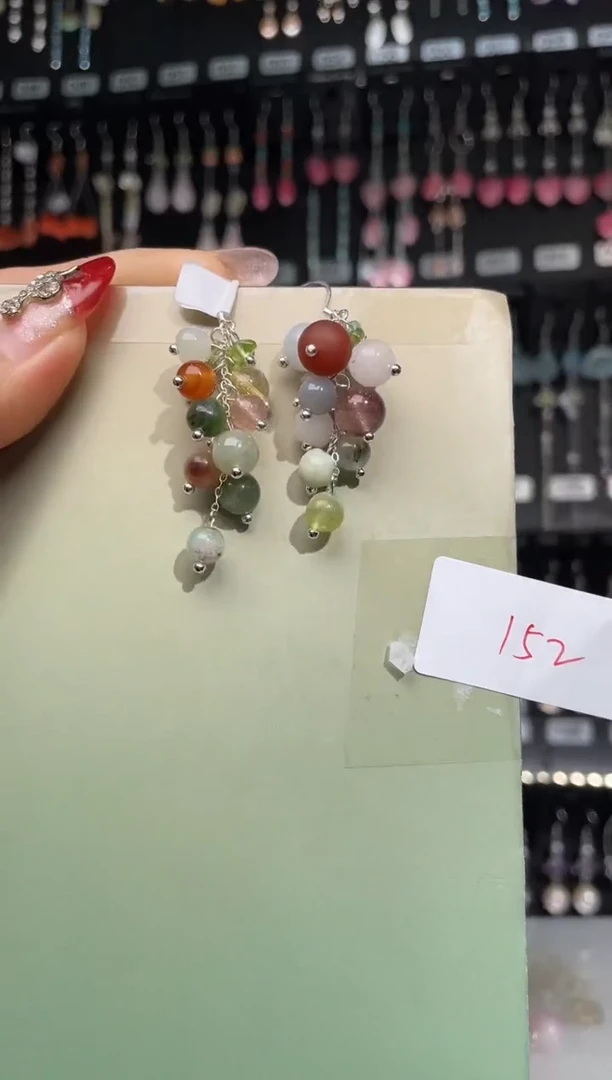 【闪购商品】紫晶耳饰银S925镶嵌喜欢拍